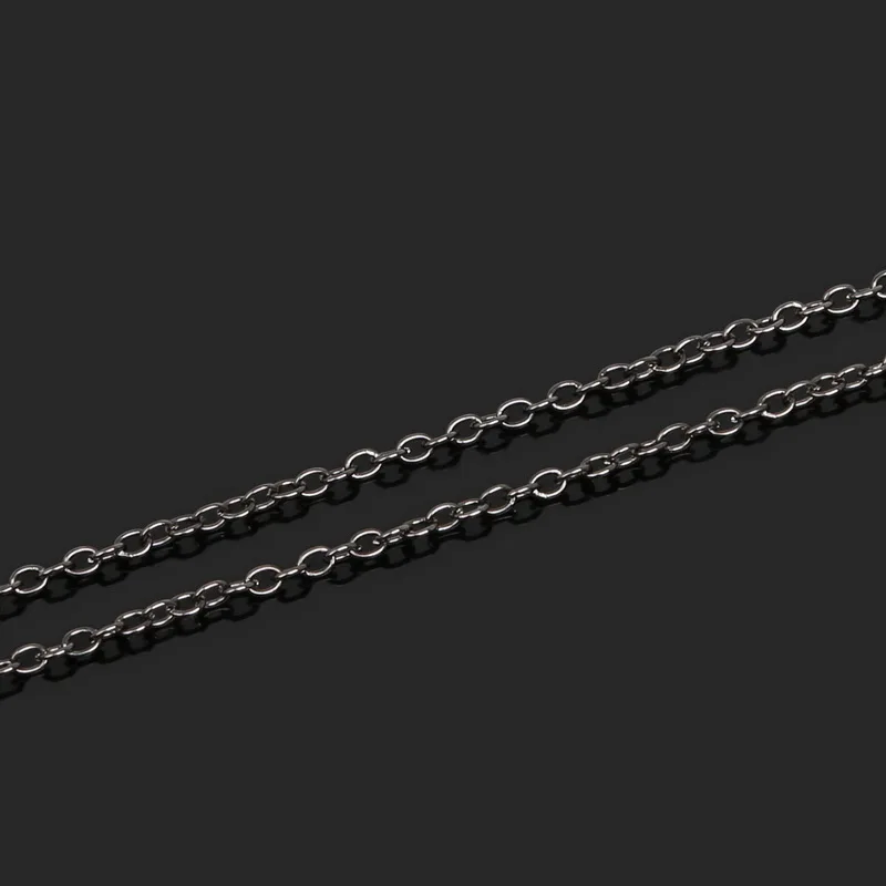 Лидер продаж цепочки для ожерелья 5 метров/нить металлическая железная цепочка