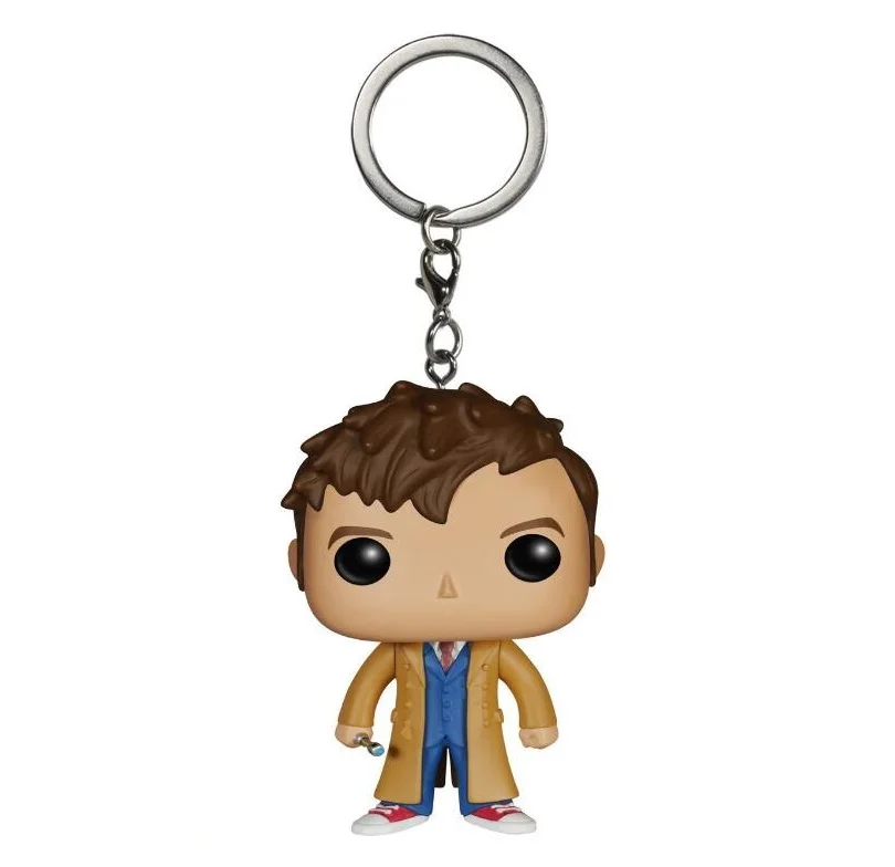 

Doctor Who Key Chain TARDIS Key Rings Tenth Doctor Eleventh D.C Who Gift Bag Car Pendant Keychain Action Figure Key Holder Doll