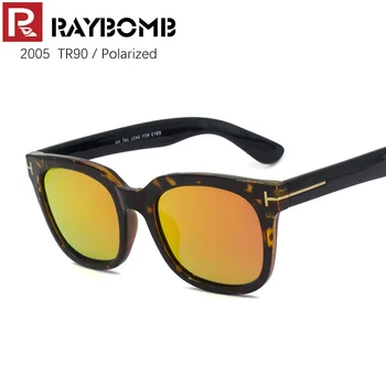 

Fashion Polarized Sunglasses Men Women Reflected Coating Sun glasses TR90 frame Trendy Eyewear with box