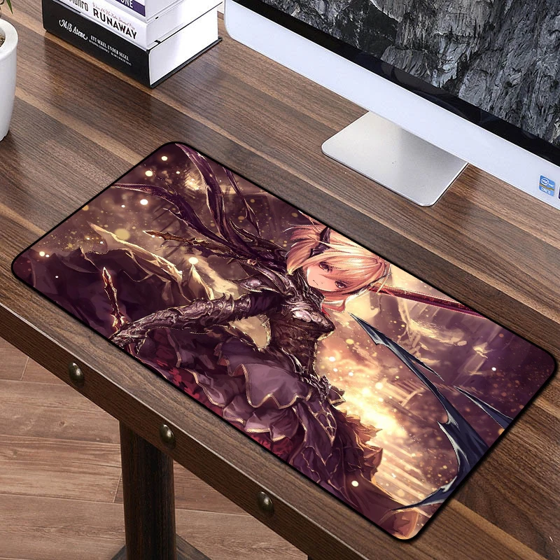 

FFFAS 70X40cm Large Gaming Mouse Pad Mousepad Mat Anti-slip Rubber Cloth Keyboard Office Desk Pad Computer Gamer Game Mat XL