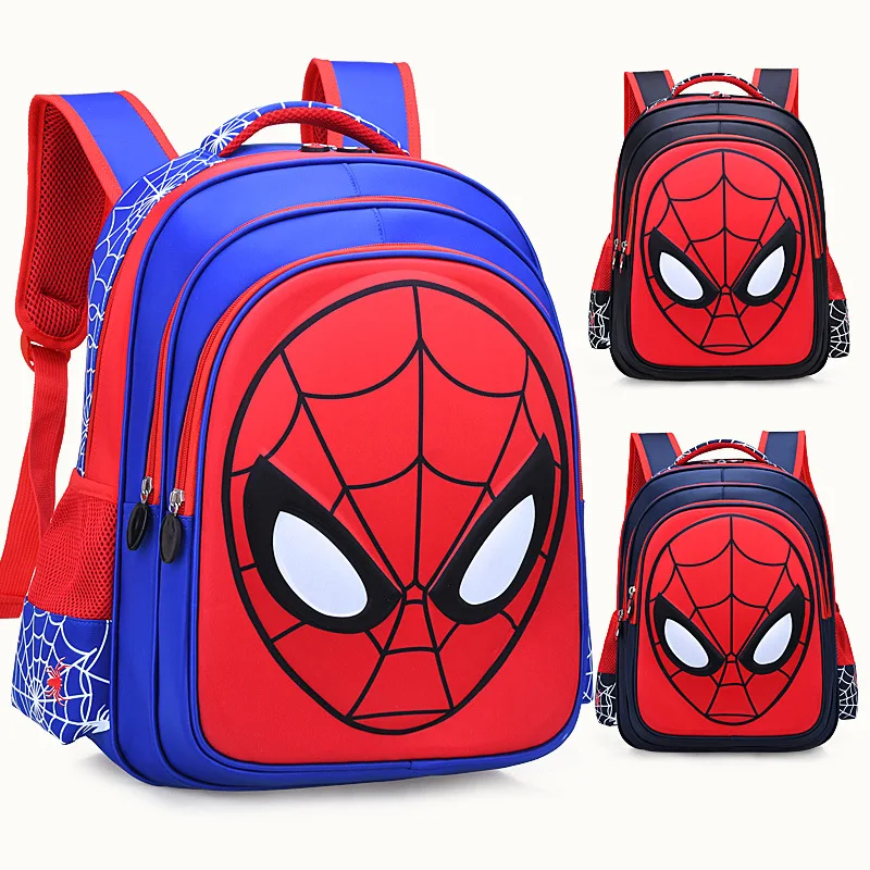 

2019 New 3D Solid Superhero Girl Boy Children Primary School bag Bagpack Schoolbags Kids Teenagers Student Backpacks