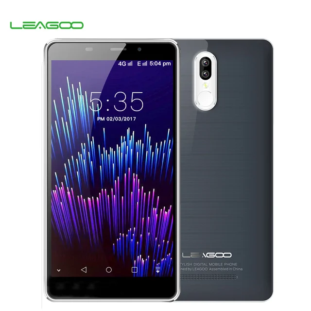 Leagoo m8 pro 5.7 "hd android 6.0 mt6737 quad core смартфон 2 ГБ RAM 16 ГБ ROM 4 Г Сотовый Телефон Двойной Задней Камеры Мобильного телефон