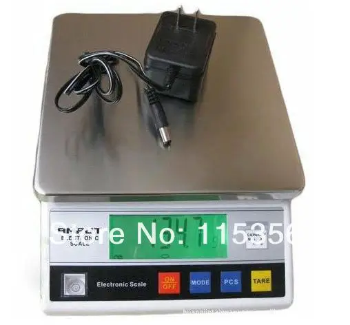 New Aptp457a 10kg X 1g Precision Digital Bench Scale Wood Weigh