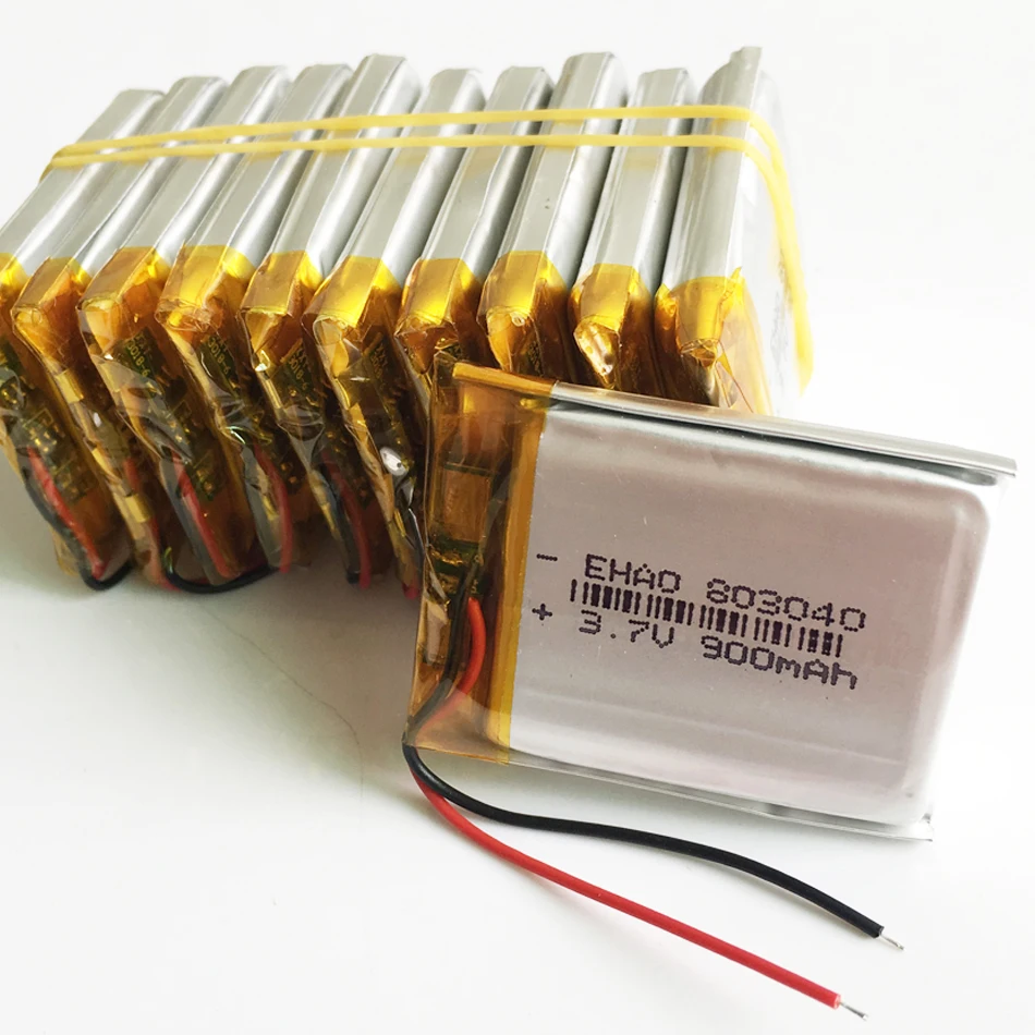 Aliexpress.com : Buy wholesale 10 pcs 3.7V 900mAh 803040