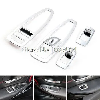 Car window glasses lifter decoration Frame on door stickers For 2013-2015 BMW 3 Series F30 320li  328Li GT/ 1 Series 116i 118i