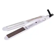 Керамические электрические для накрутки волос прямые двойного назначения выпрямление волос порошок бигуди не повредит