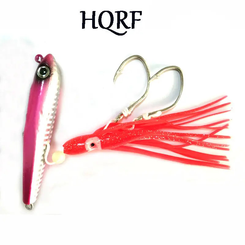  40/60/80/150g 2pcs Hard metal Lead fishes artificial Deep diver swimming sea fishing tackle wobbler