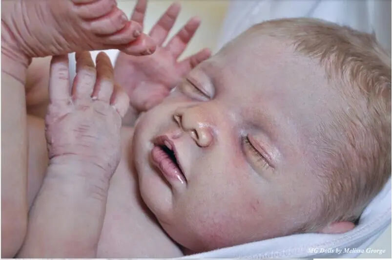 50cm Baby Silicone Newborn Dolls Mold Baby Simulation Dolls Molds Enlightenment Baby Toys Mould Kid Baby Shower Toys DIY Mold