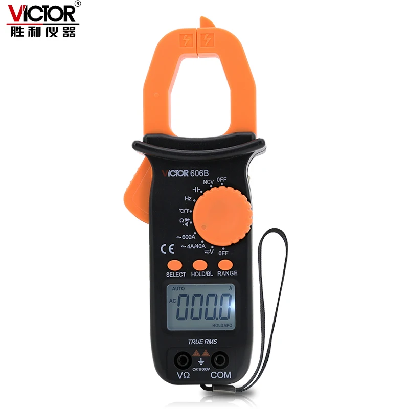 Мультиметр зажим Victor VC606A/B/C измеритель переменного тока сопротивления емкости