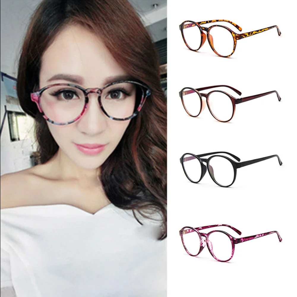 

1pc 2019 Fashion Women Clear Transparent Optical Glasses Frame Eyeglasses With Clear Glass Beauty Lady Girls Glasses For Decor