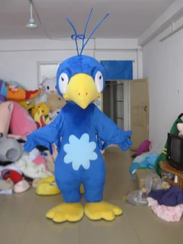 

Cartoon character adult mascot costume,blue parrot mascot costume for Halloween party costumes