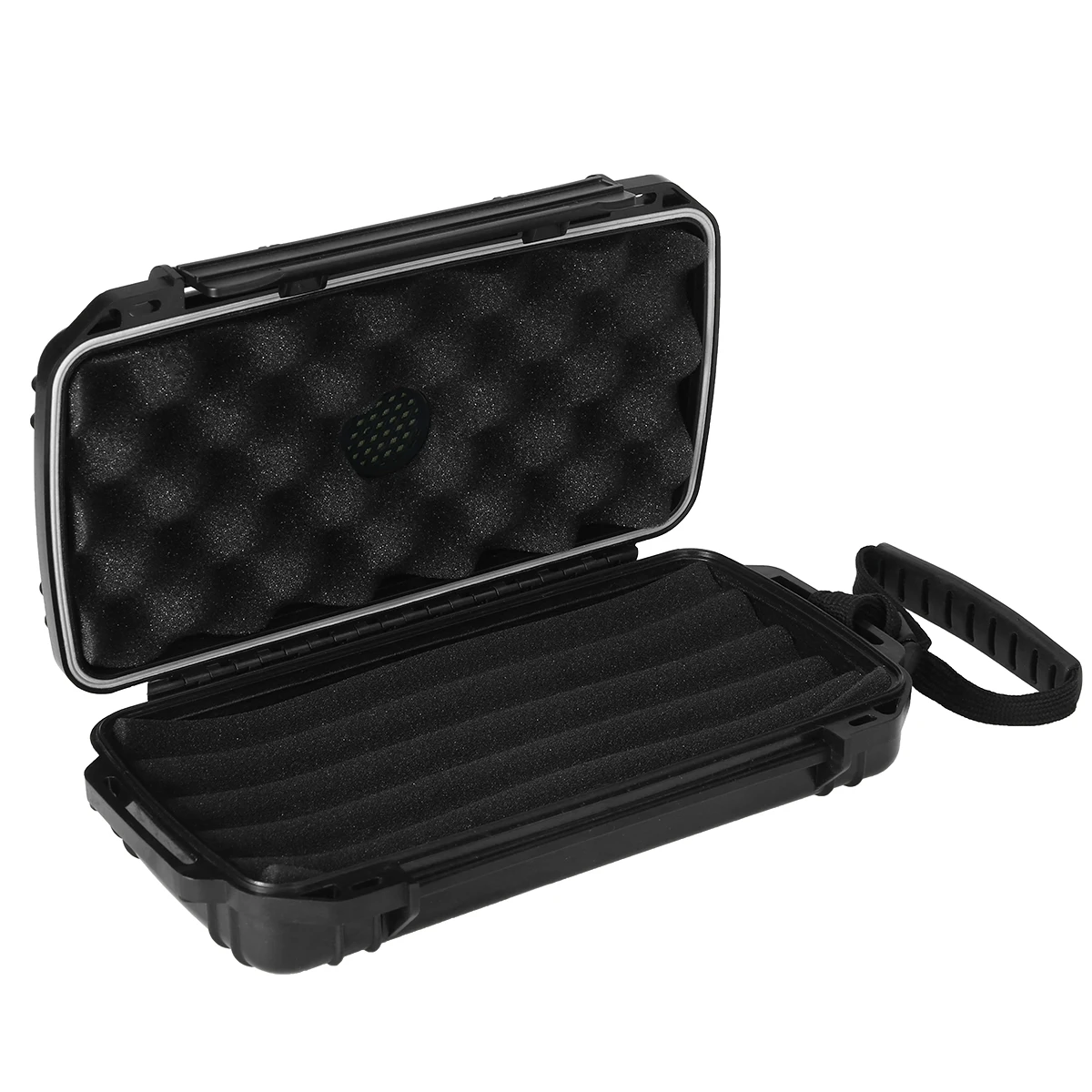 New Travel Waterproof Dust-proof Shockproof  5 Cigars Caddy Case Box with Humidor Smoking Accessories
