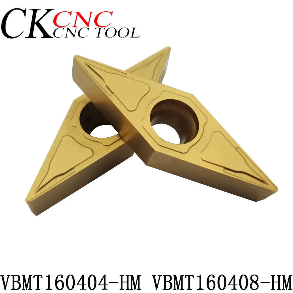 

10pcs VBMT160404-HM VBMT160408-HM high quality turning tools carbide insert cutter cutter lathe tool CNC tool turning
