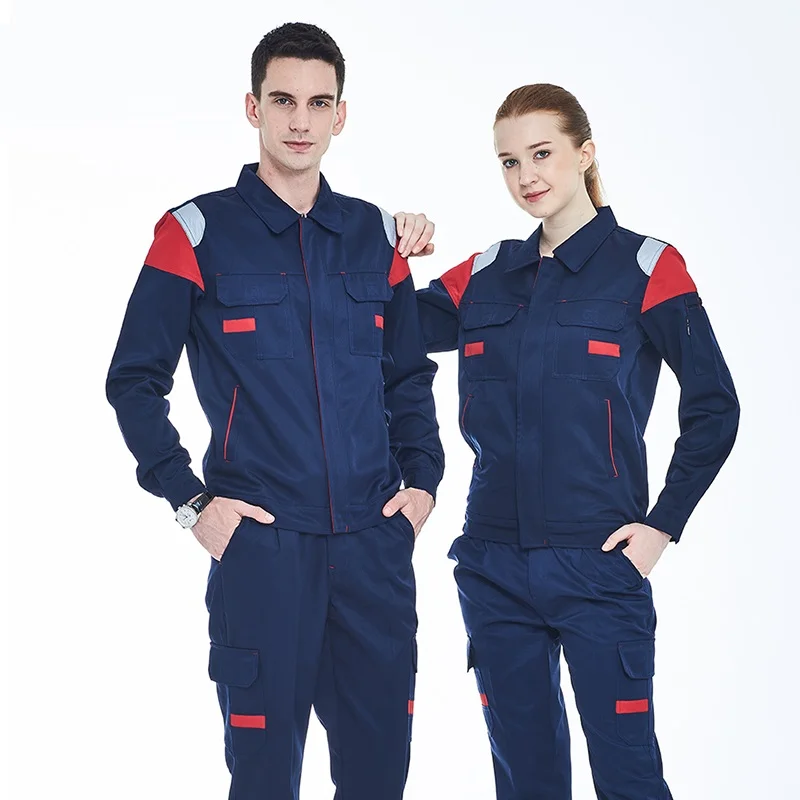 

Summer workwear mechanic uniform workshop engineering mechanic repairman clothes Protective Cloth Overalls Worker Wear resistant