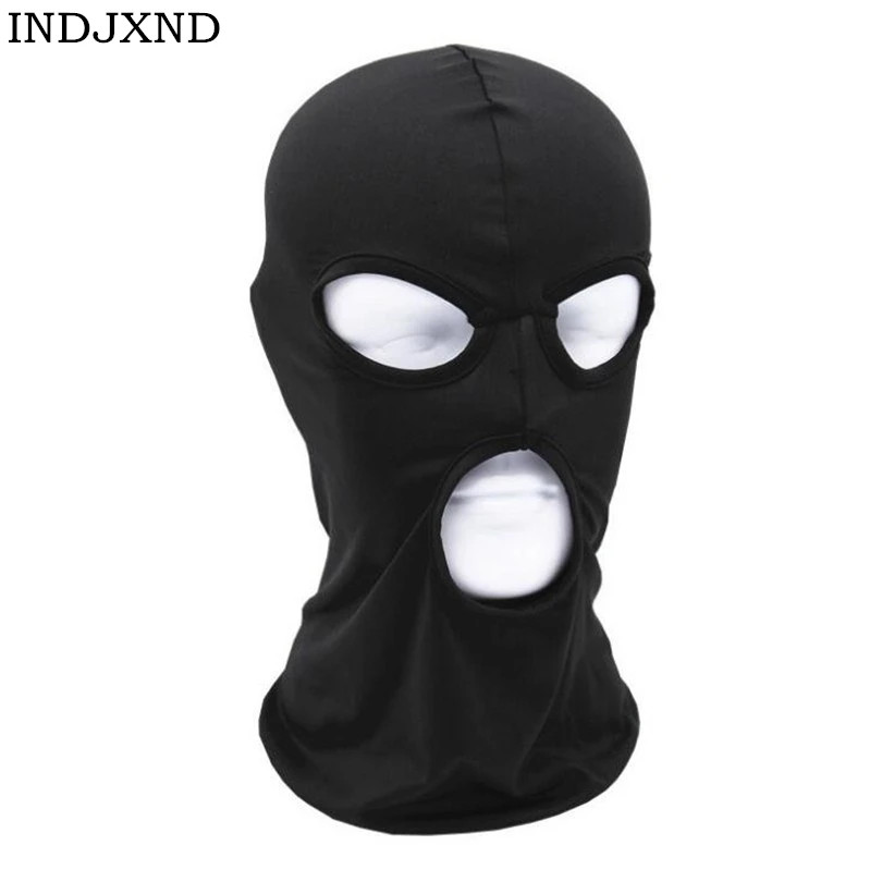 2019 New Full Face Cover Mask Three 3 Hole Balaclava Knit Hat Winter ...