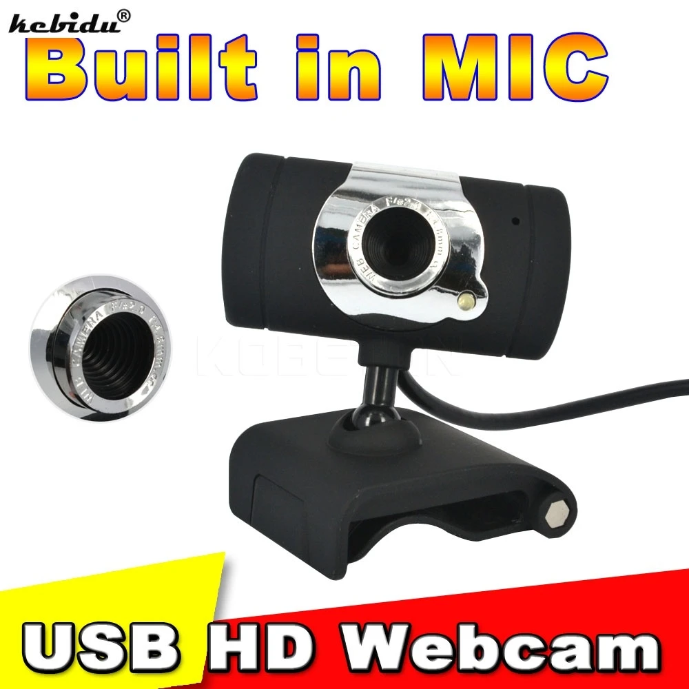 

kebidu 2018 New USB 2.0 30 mega HD Webcam Camera Digital Video Webcamera with Microphone MIC for Computer PC Laptop NotebooK
