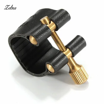 

Zebra Musical Instruments Parts Ligature for Alto Sax Tenor Saxophone Mouthpiece w/Fattener Fastener