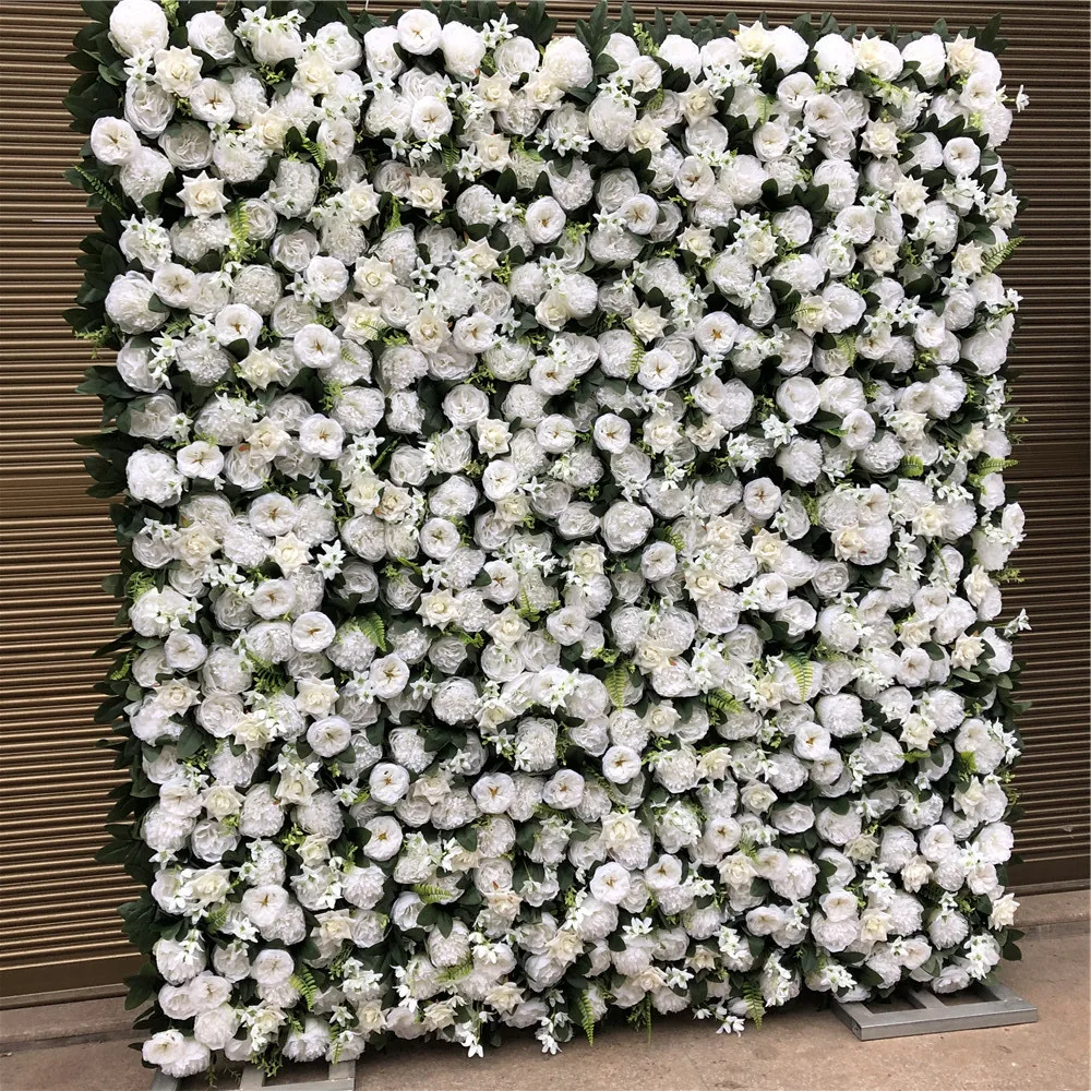 

Artificial Silk Rose Flower Wall And Table Runner for Wedding Party Backdrop Arch Table Row and CenterPiece Ring Decoration DIY