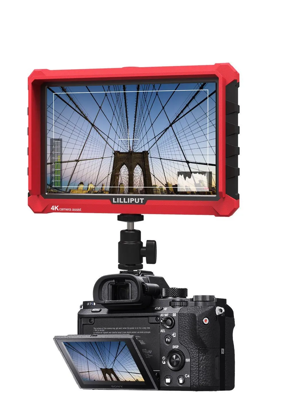 Lilliput A7S 7 дюймов Utra Slim IPS Full HD 1920x1200 4K HDMI на камеру видео полевой монитор для Canon Nikon
