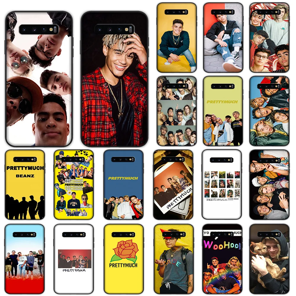 

PRETTYMUCH Soft Case for Samsung Galaxy S10 Plus S10e S7 Edge S8 S9 Plus Cover