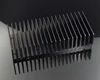 Hifivv audio DIY Cooler Aluminum Heatsink Grille Shape Radiator Heat Sink Chip 155*67*40mm IC Power Transistor ► Photo 2/3