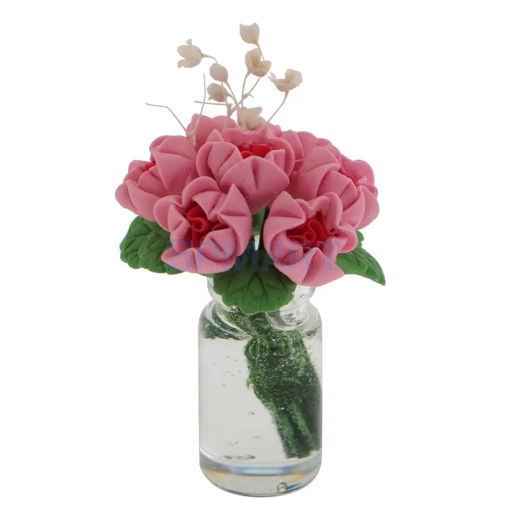 Buy 112 Scale Dollhouse Miniature Flower in Vase