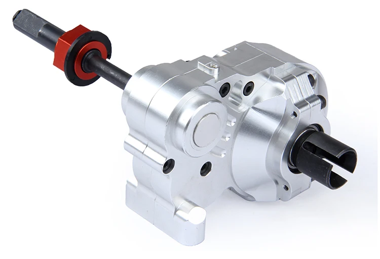 CNC metal Three sections of fission complete diff gear box For 1/5 HPI Baja 5B 5T cnc alloy metal three sections of fission complete diff gear box set fit hpi km rovan baja 5b 5t 5sc king motor truck