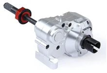 CNC metal Three sections of fission complete diff gear box For 1/5 HPI Baja 5B 5T
