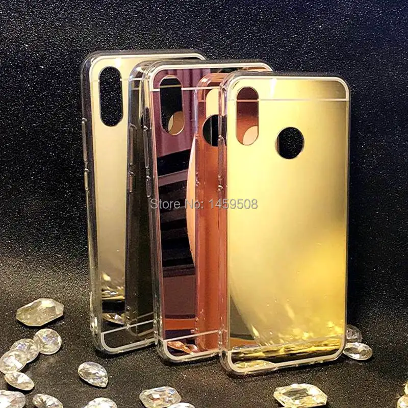 Для HuaWei P20 Lite/P20 Lite антидетонационных крышка ТПУ мягкий Зеркало чехол телефон