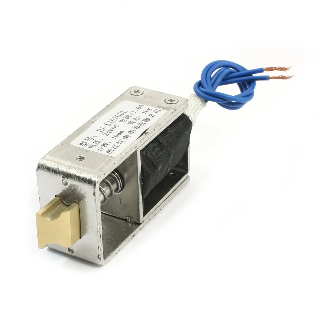 

UXCELL Dc24v 1.6A 10Mm Stroke 1Kg Force Open Frame Actuator Door Lock Solenoid