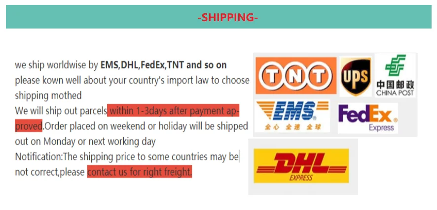 shipping