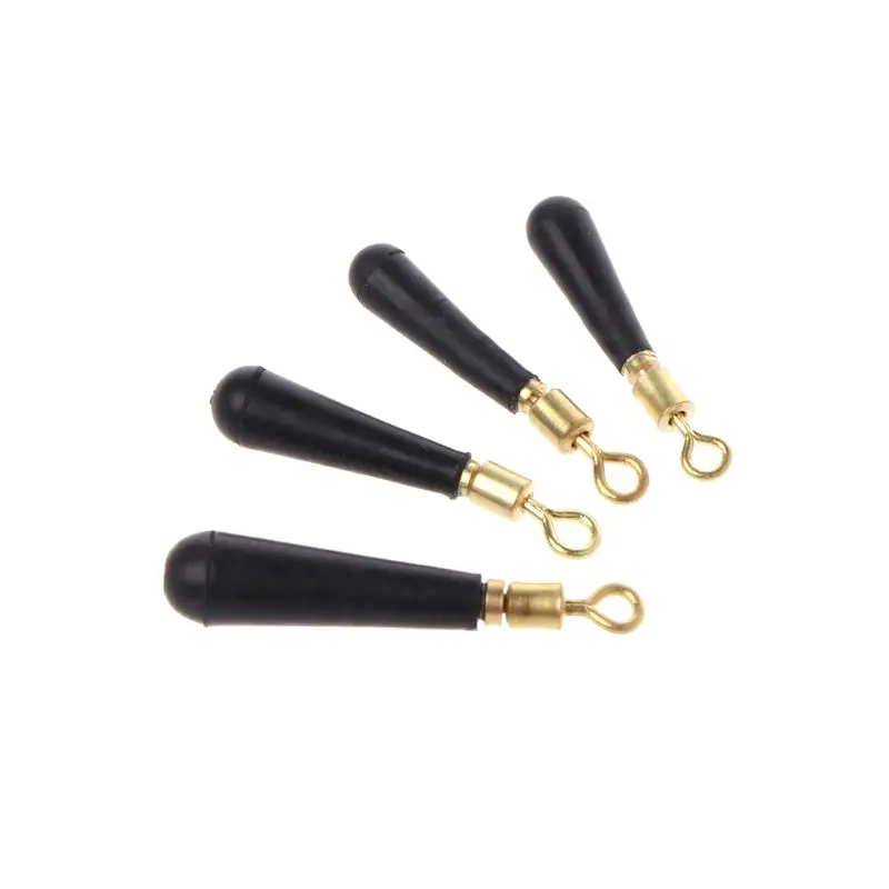 

50Pcs/Set Fishing Float Bobber Copper Ring Floating Rotation Drift Fleet Quick Tackle Floats Bobbers Casting Fishing Accessories