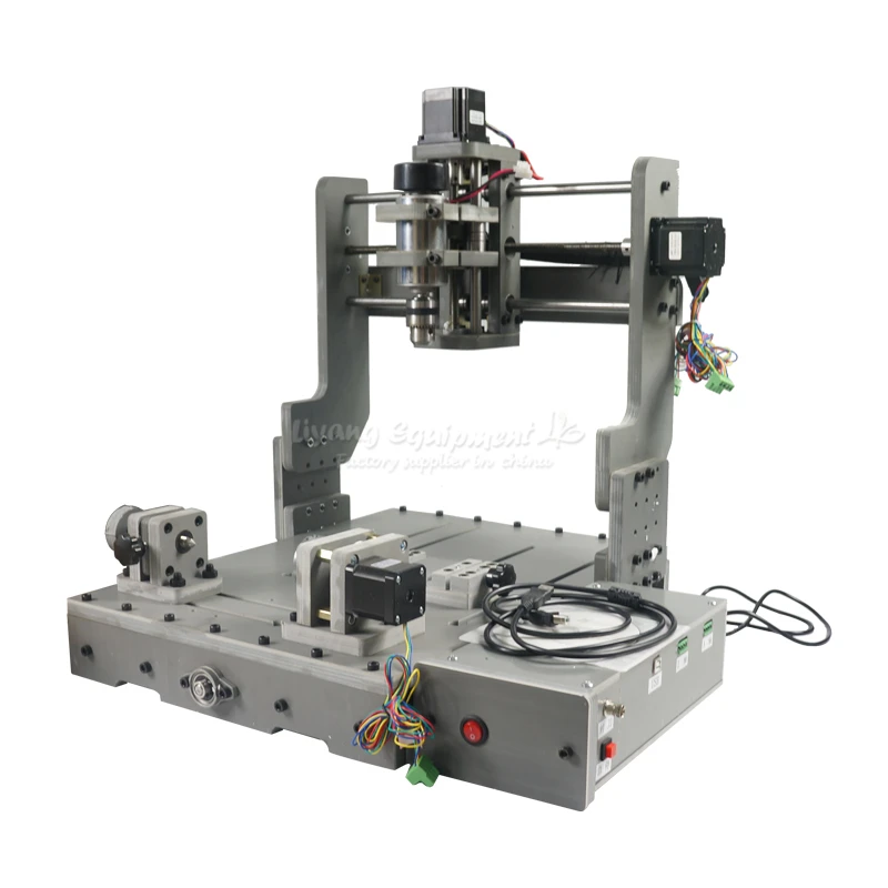 diy mini cnc milling machine 300w 4 axis cnc 3040 router