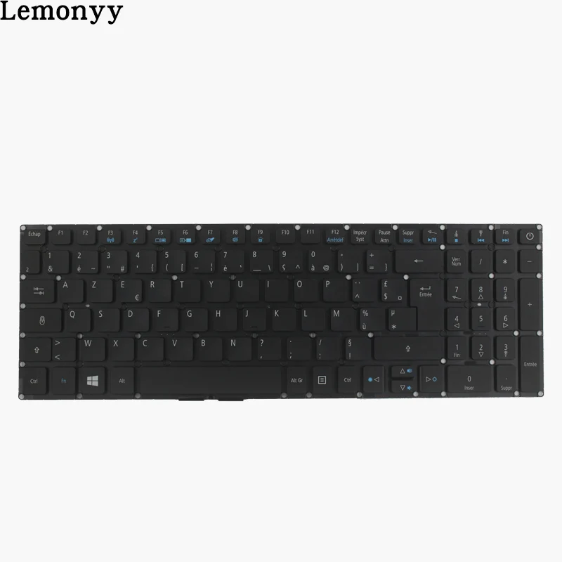 Новая Французская клавиатура для ACER Aspire 5 A517 A517-51-5832 A515 A515-51 A515-51G FR черная клавиатура с подсветкой