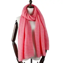 Летние однотонные солнцезащитный крем шарф пляжные Длинные Весна и осень-зима шаль шарф Оригинальный Для женщин шарфы женские аксессуары