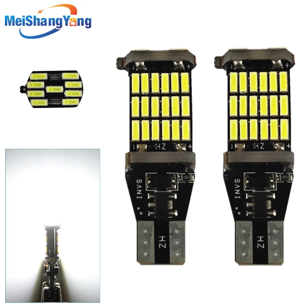 

2Pcs T15 LED W16W 920 921 912 White CANBUS OBC NO Error Free LED Light dash Car bulb Signal interior Auto Lamp Source parking