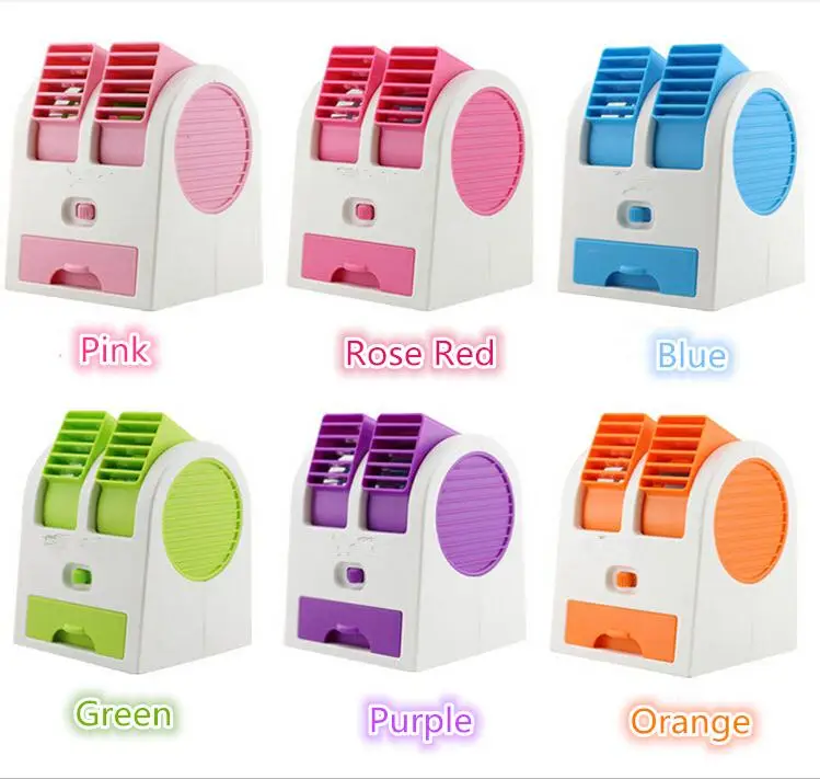 New Portable Mini Air Conditioner Flexible Dual Port