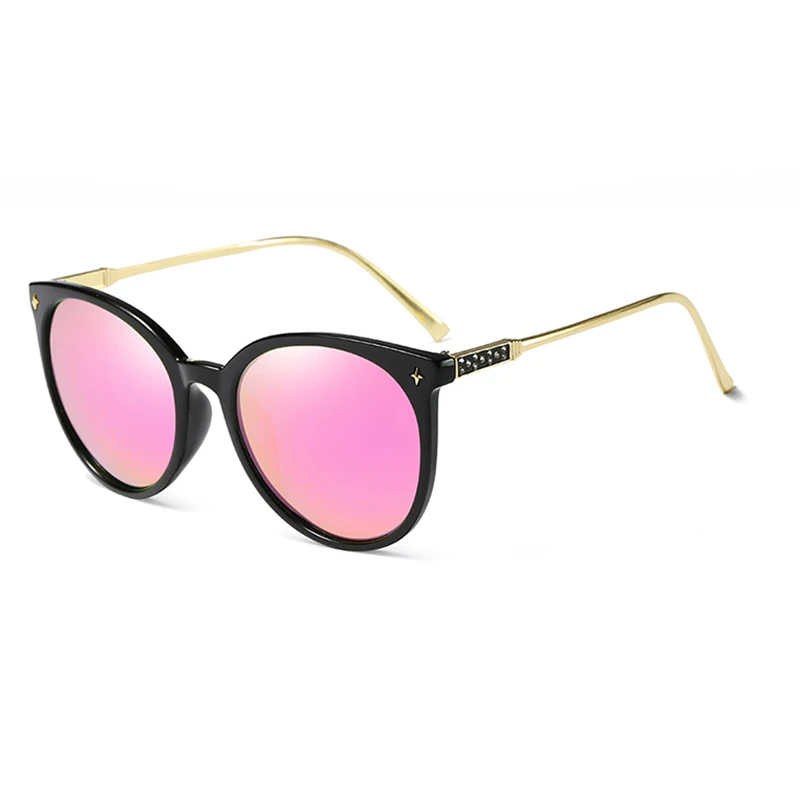 VEGA женские Овальные градиентные солнцезащитные очки поляризованные очки с зеркальным покрытием женские изысканные дужки интегрированные носовые накладки 64 мм 397 - Цвет линз: Number 3