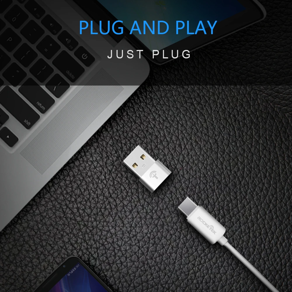 Rocketek usb мужчина к type C Женский OTG адаптер конвертер для Macbook PC Мужской кабель