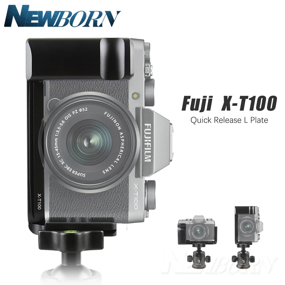 Быстросъемная L образная пластина/кронштейн держатель рукоятка для Fujifilm Fuji X T100