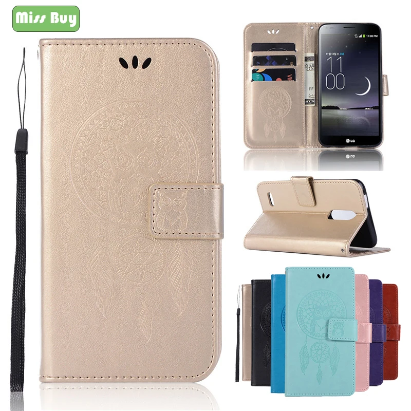Missbuy кожаный бумажник с тиснением откидная крышка для LG K10 2018 G6 G7 задняя 360