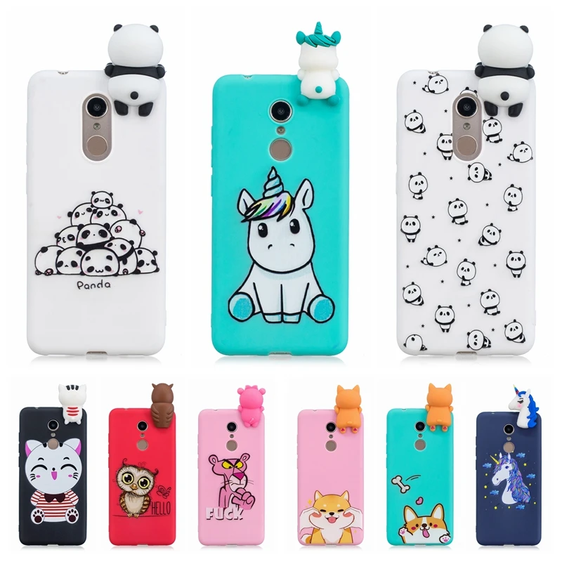 etui Xiaomi Redmi 5 Plus Case Cover on Redmi 5 3D Cute Panda Unicorn Silicone Case for Funda Xiaomi Redmi 5 Plus Xiomi Case Girl etui Xiaomi Redmi 5 Plus Case Cover on Redmi 5 3D Cute Panda Unicorn Silicone Case for Funda Xiaomi Redmi 5 Plus Xiomi Case Girl