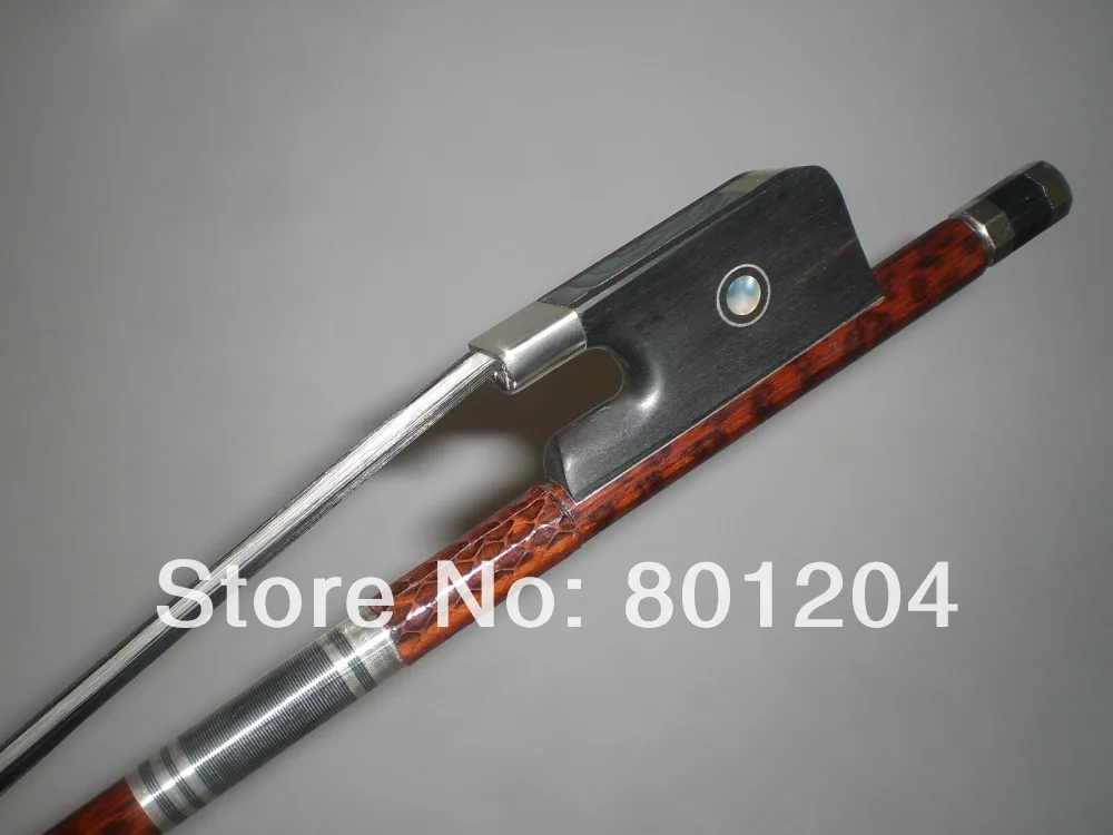 1 PCs High Quality Baroque Double Bass Bow 3/4 Black with White Bow hair 4005# ebony frog 1 PCs High Quality Baroque Double Bass Bow 3/4 Black with White Bow hair 4005# ebony frog