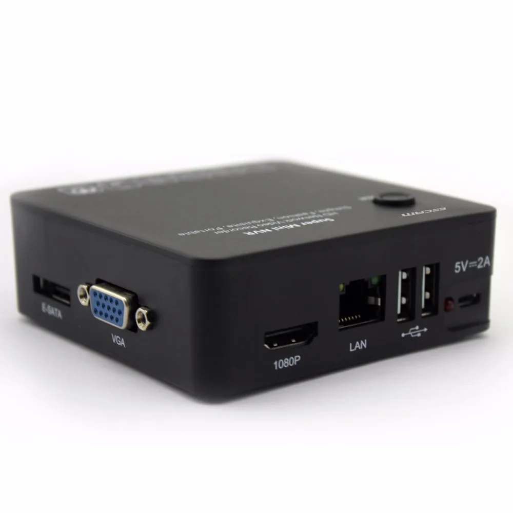 Escam K108 ONVIF 8ch NVR HD 1080 P/960 P/720 P мини Портативный сети видео Регистраторы NVR поддержка ONVIF Цвет черный