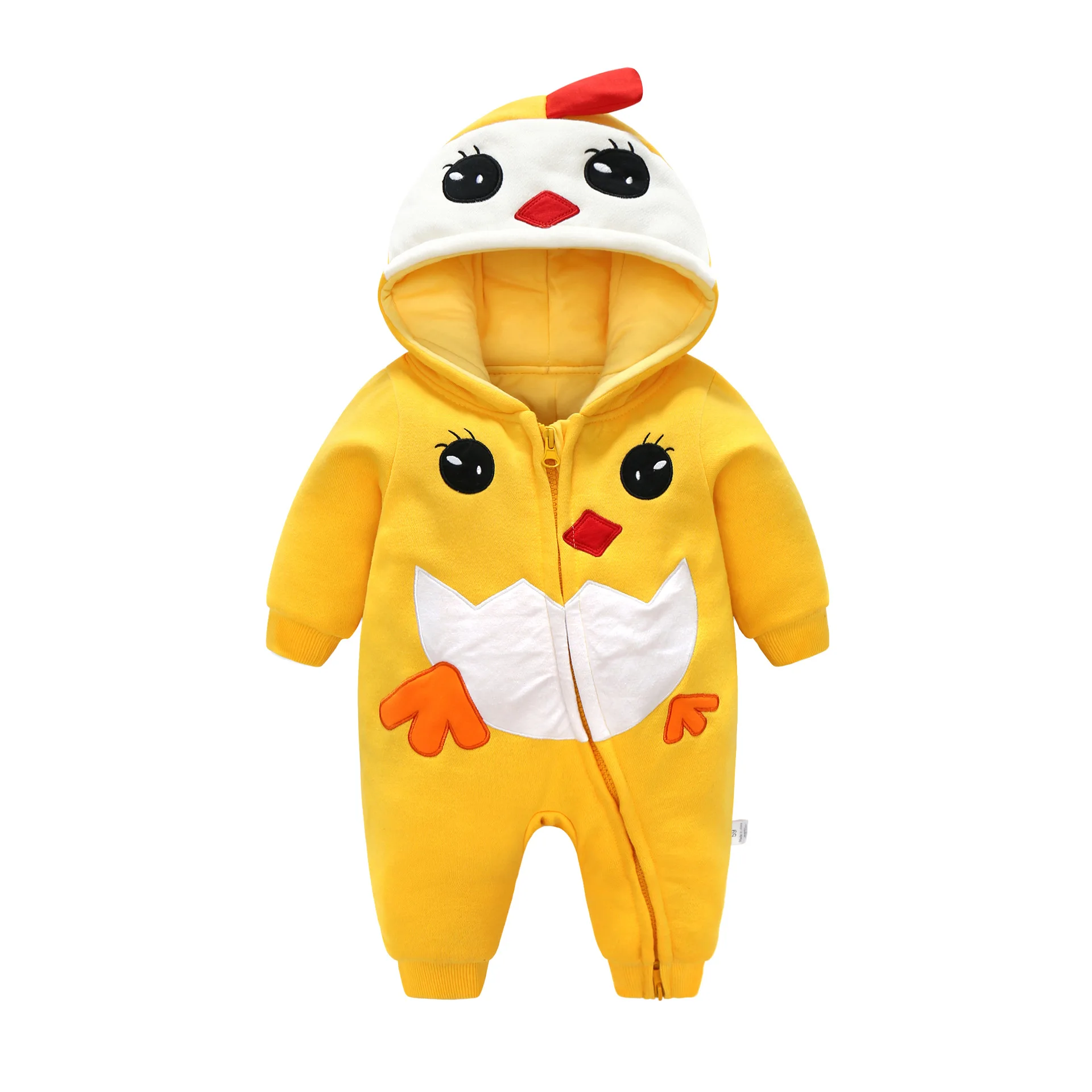 

Baby jumpsuit autumn/winter bodysuit thickening autumn/winter crawling suit long-sleeved new baby cotton suit