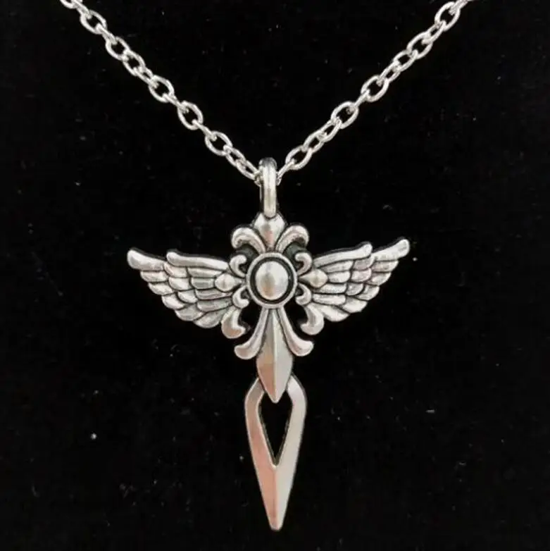 

1PCS Mixed style Angel Wing Arrow Scepter Medieval Bows & Arrows Dangle Pendant Necklace Sweater chain Fashion Jewelry Gift