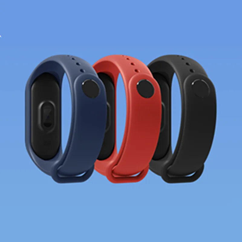 Браслет для xiaomi mi Band 3 Спорт ремешок силиконовый для xiaomi mi band 3 аксессуары ремешок браслет mi band3 ремень - Цвет ремешка: 3 PC