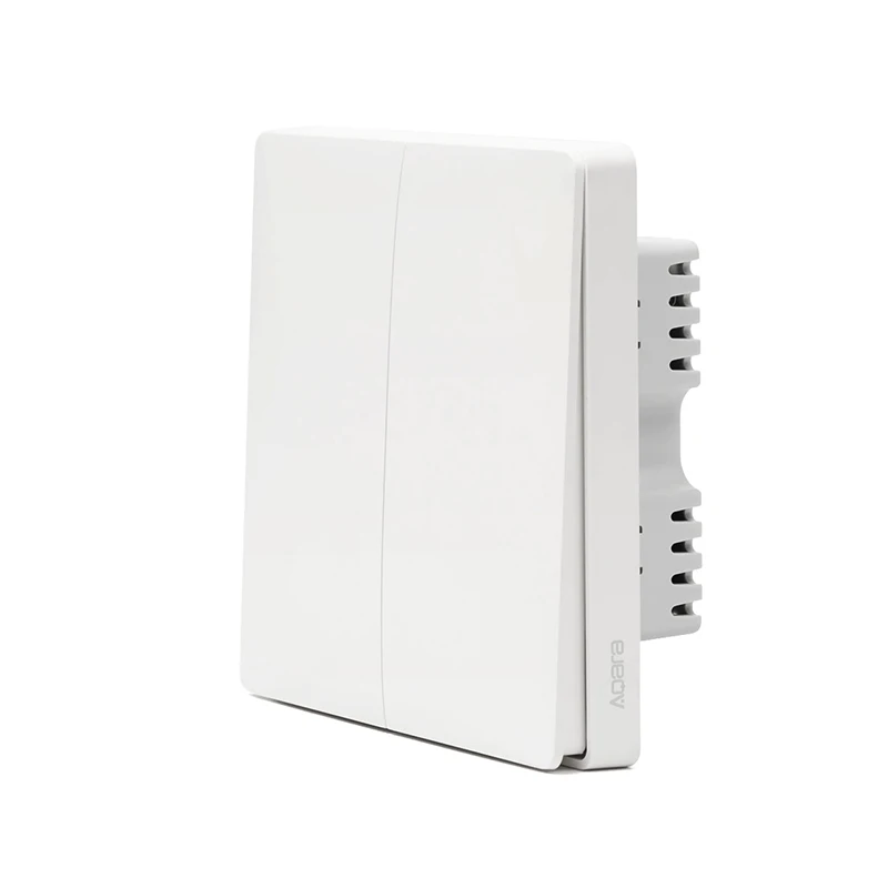 

Free Gift Xiaomi Aqara Smart Light Control Fire Wire Zero Line Double Single Key ZiGBee Wall Switch 2 Version Mijia APP Control