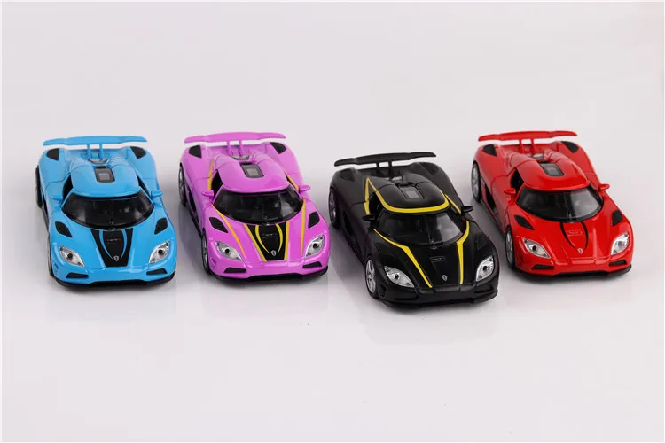 1/32 Diecasts& игрушечные транспортные средства Koenigsegg супер модель автомобиля со звуком и светильник коллекция автомобиля игрушки для мальчика Детский подарок brinquedos