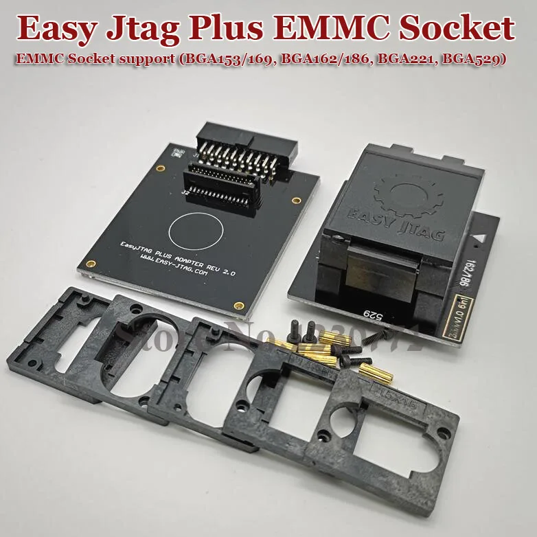 Z3X Easy Jtag Plus Box EMMC socket (BGA153/169 BGA162/186 BGA221 BGA529) версия 2020|Детали устройств связи| |